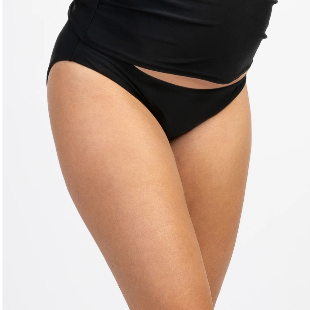 Pinkblush Maternity Bikini Bottom Black Size L